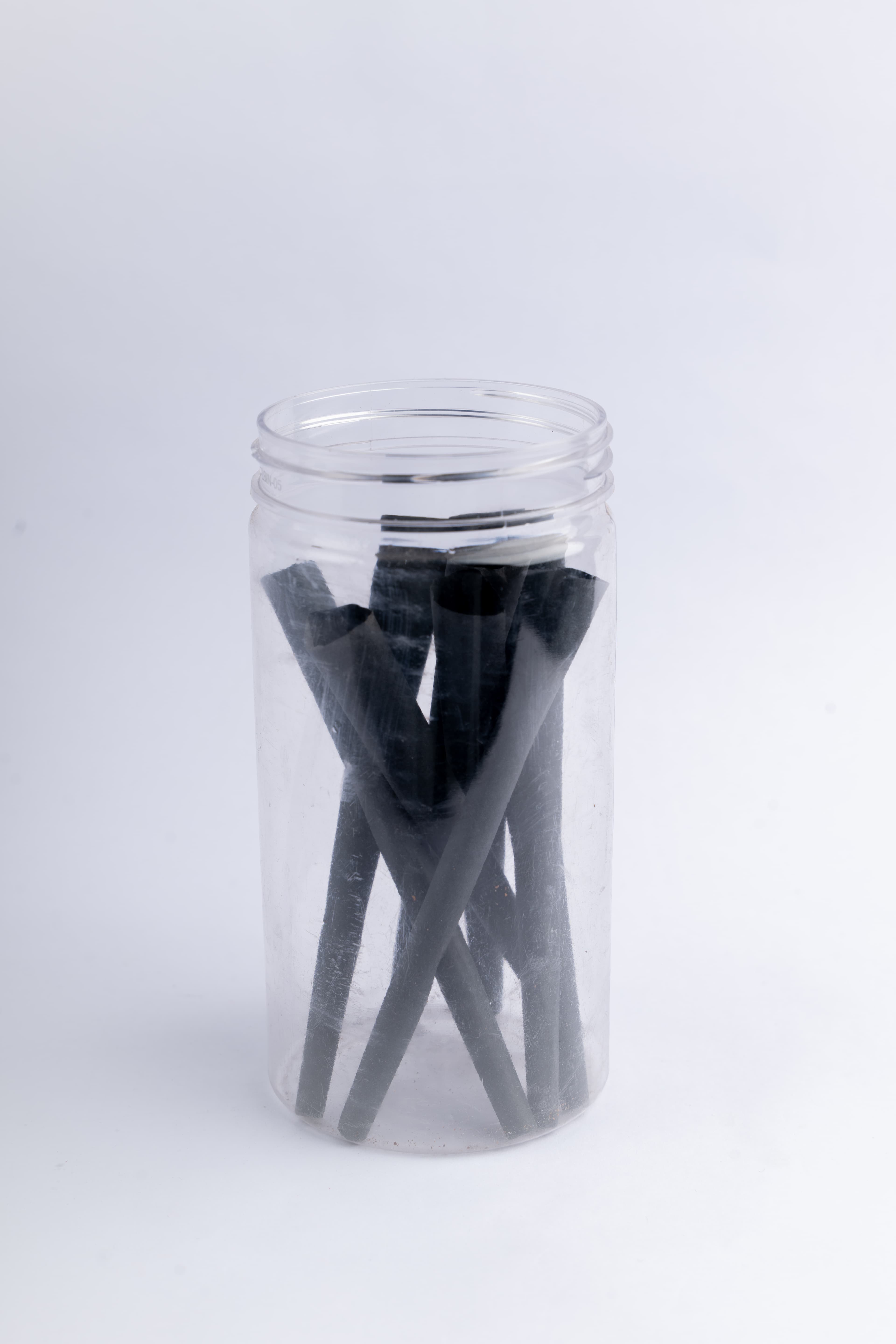 Blunt Black Cone Jar